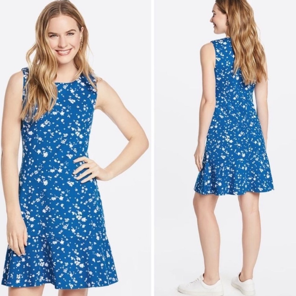 Draper James Floral Ponte Sheath Dress